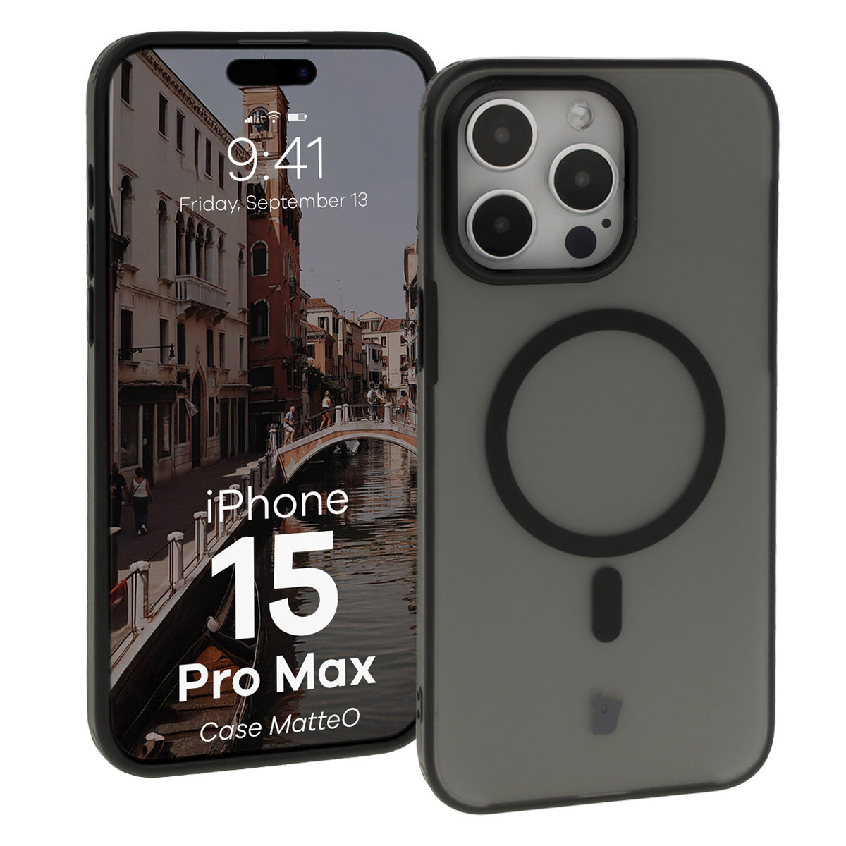 Matowe etui Bizon Case MatteO do iPhone 15 Pro Max